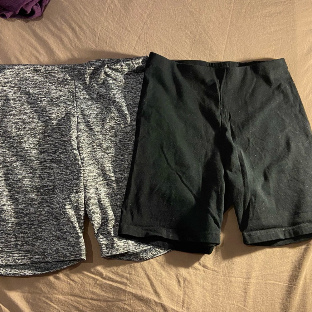 Two Pair Biker Legging shorts